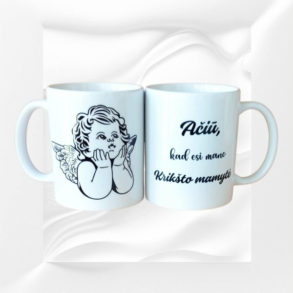 Puodelis Krikšto mamai
