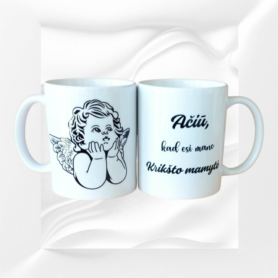 Puodelis Krikšto mamai