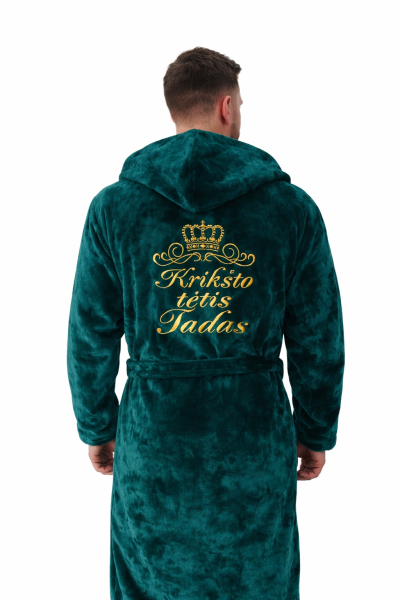 Siuvinėtas chalatas "Krikšto Tėtis"