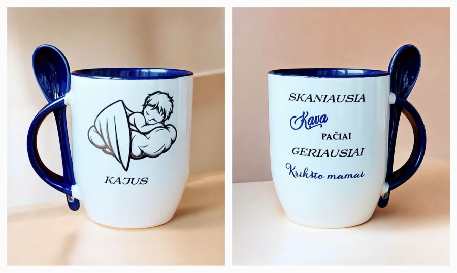 Puodelis Krikšto mamai
