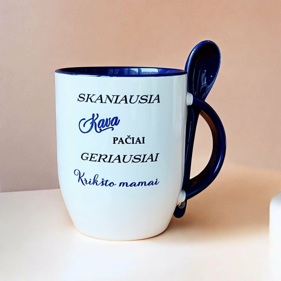 Puodelis Krikšto mamai